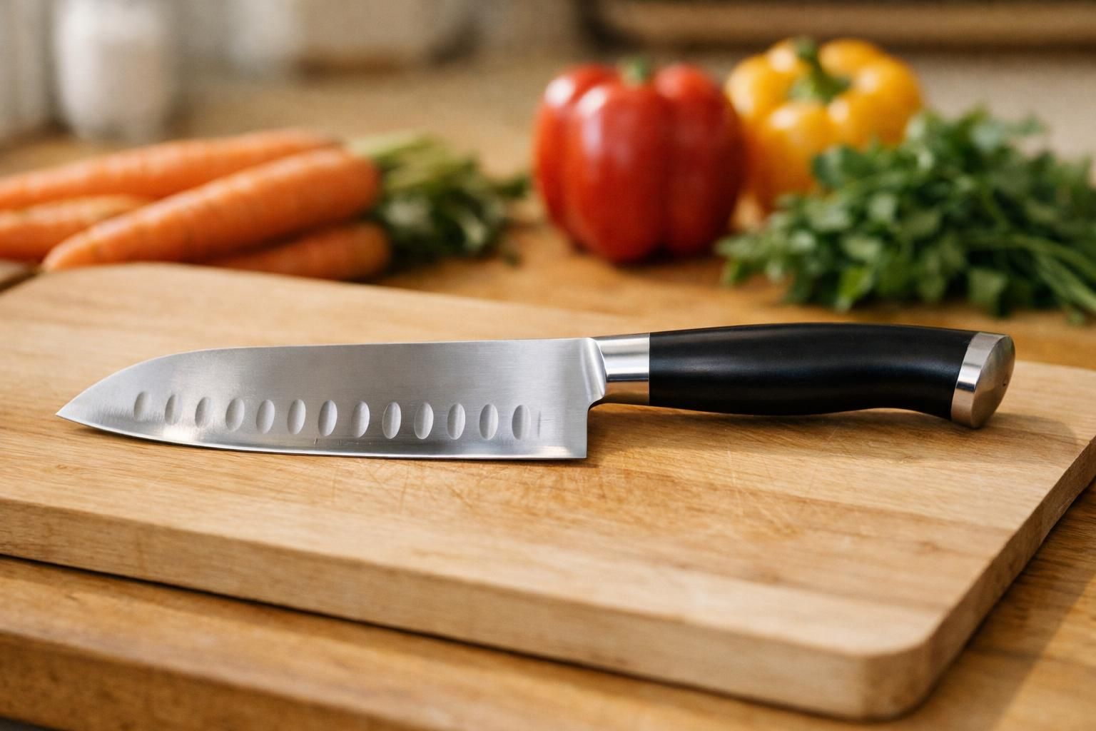 découvrez ce qu'est un couteau santoku, ses caractéristiques uniques et pourquoi il est un allié indispensable en cuisine pour couper, trancher et hacher avec précision.