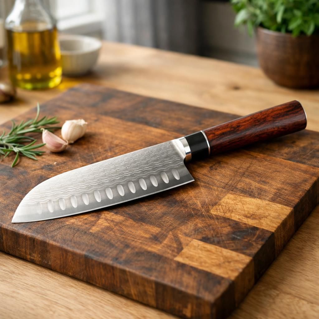 découvrez ce qu'est un couteau santoku, ses caractéristiques uniques et pourquoi il est un incontournable dans la cuisine japonaise et internationale.
