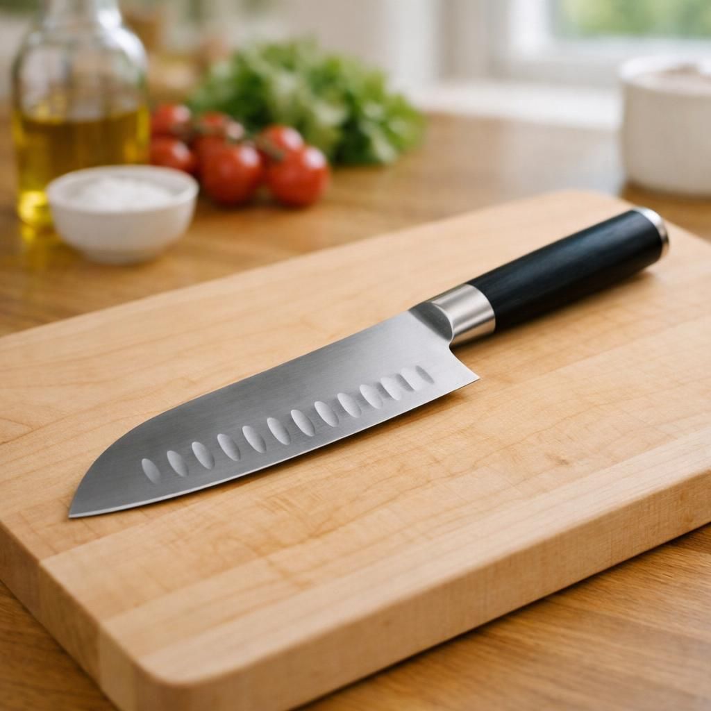 découvrez tout ce qu'il faut savoir sur le couteau santoku : ses caractéristiques, ses avantages et nos conseils pour bien le choisir avant d'acheter.