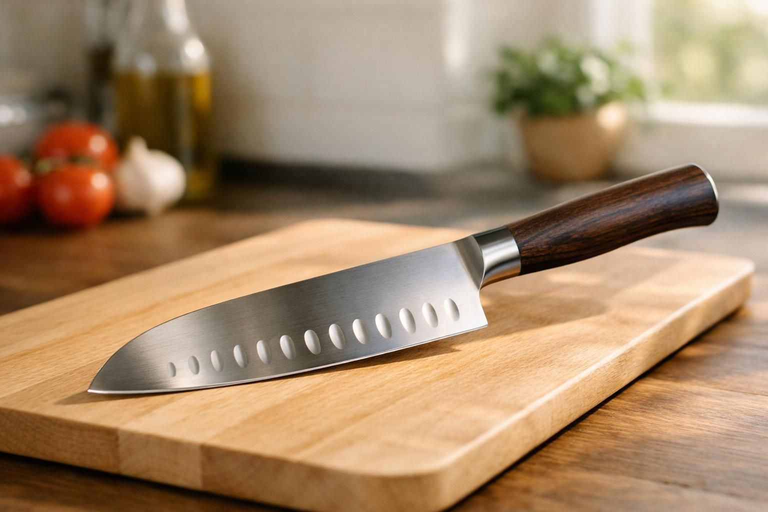 découvrez tout ce qu'il faut savoir sur le couteau santoku : caractéristiques, utilisations, conseils d'achat et entretien pour choisir le couteau idéal en cuisine.