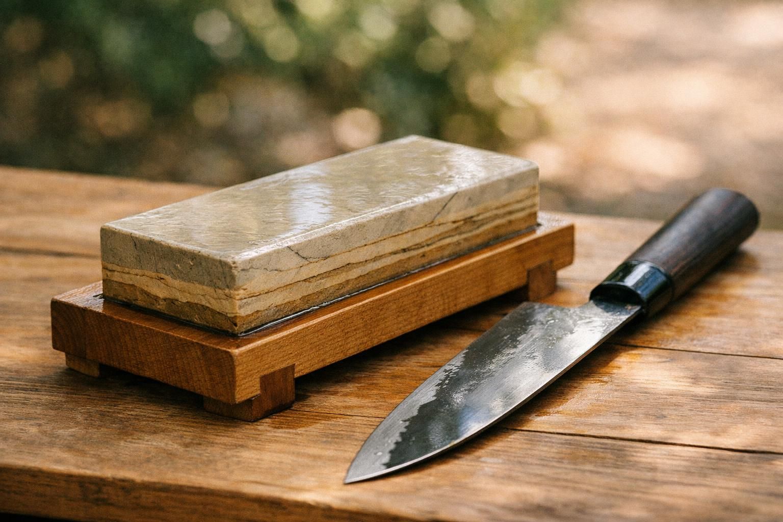 découvrez ce qu'est une pierre à aiguiser japonaise, ses caractéristiques uniques et comment elle permet d'affûter vos couteaux avec précision et efficacité.