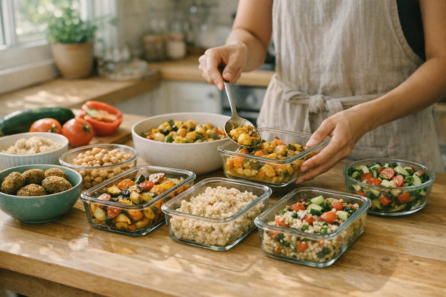 découvrez nos conseils et astuces pour réussir le batch cooking végétarien, gagner du temps en cuisine tout en préparant des repas sains et équilibrés pour toute la semaine.