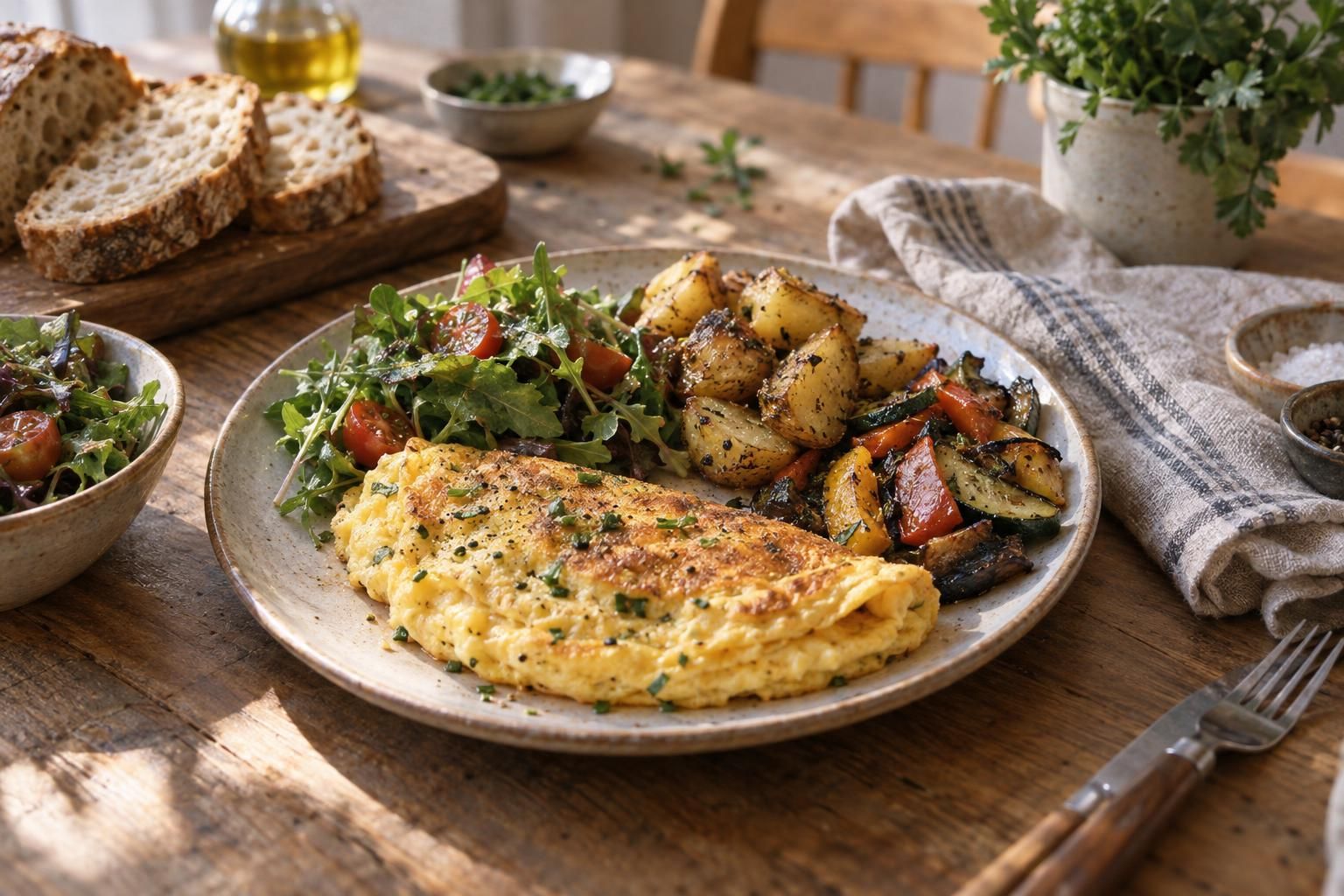 découvrez les meilleurs accompagnements pour une omelette : salade, légumes, pommes de terre ou pain, pour composer un repas simple et savoureux.