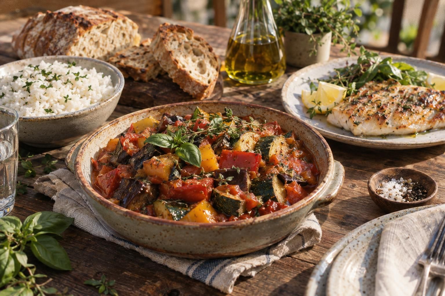 découvrez avec quoi accompagner une ratatouille : viandes, poissons, céréales et idées végétariennes pour composer un repas savoureux.