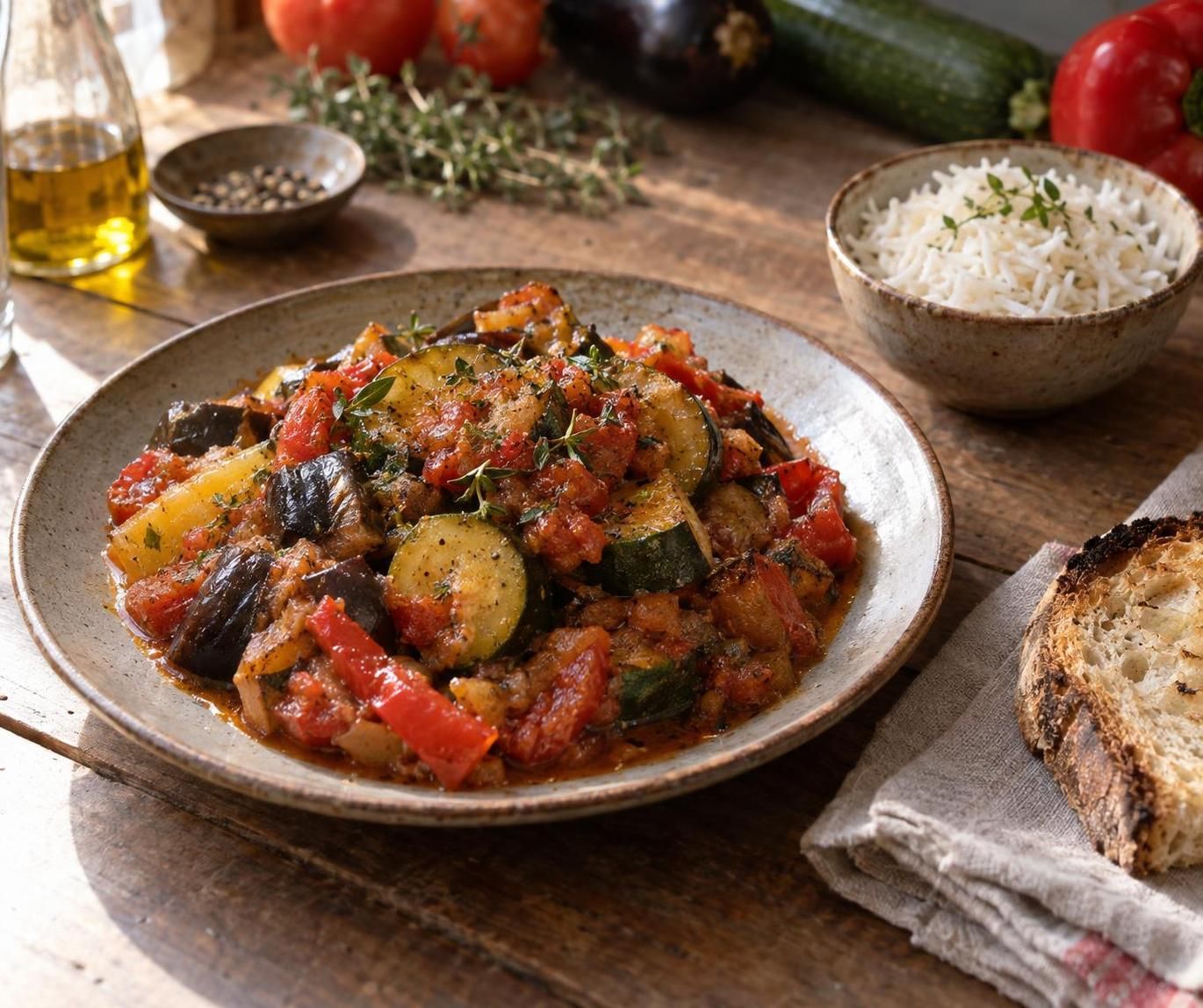 découvrez avec quoi accompagner une ratatouille : riz, pommes de terre, viande, poisson ou œufs, pour composer un repas savoureux et équilibré.