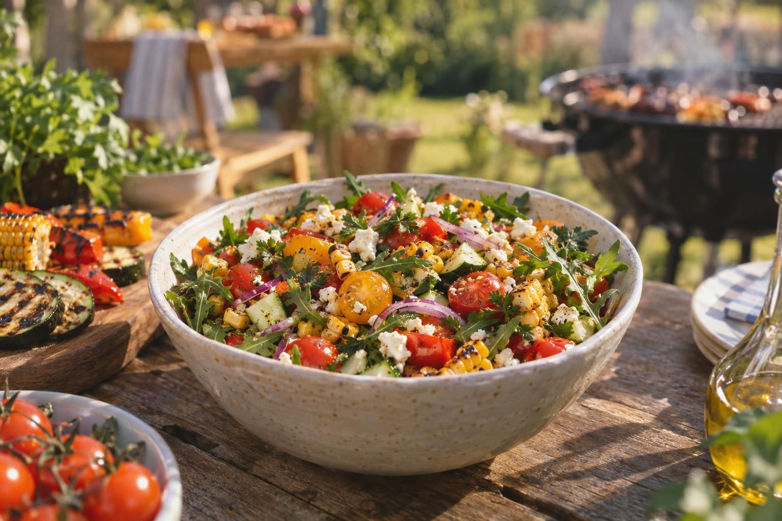 découvrez des idées de salades fraîches et savoureuses pour accompagner votre barbecue : recettes faciles, colorées et pleines de saveurs.